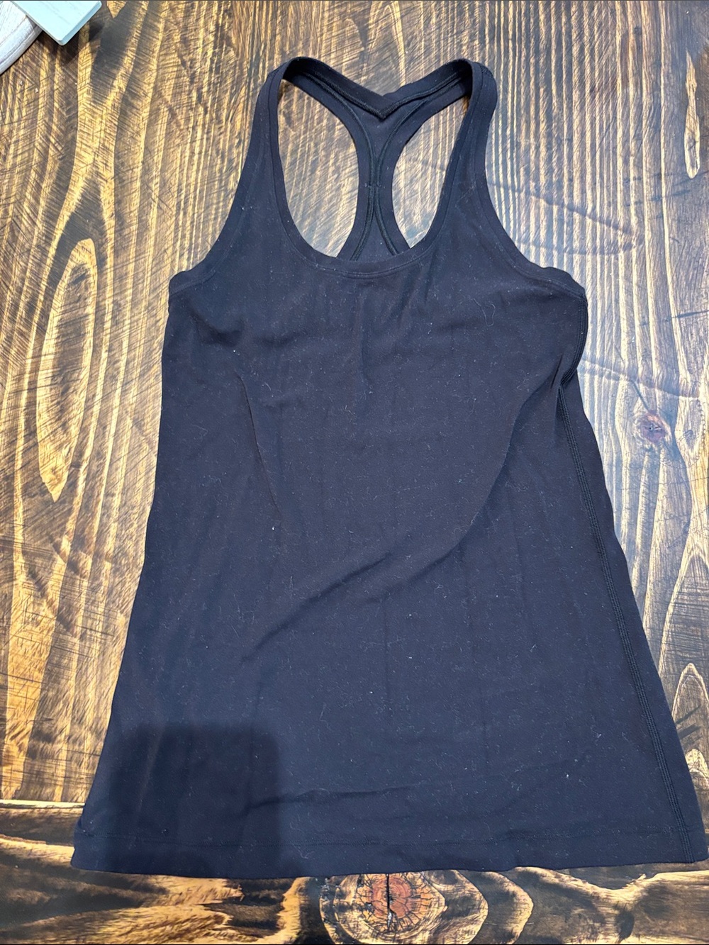 lululemon athletica Black Racerback Tank Top